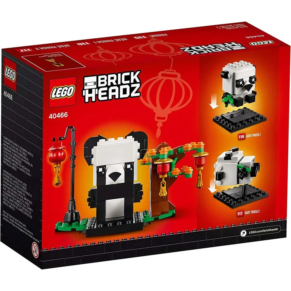 LEGO Brick Head Chinese New Year Pandas 40466